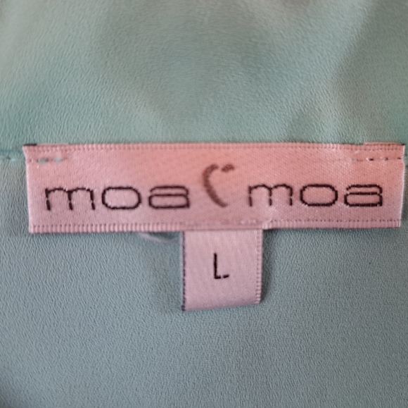 Moa Moa Tunic - High Low Flowy Sleeveless Lightweight - Size Large, fits like XL - Picture 3 of 8